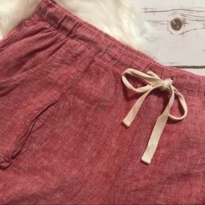 Anthropologie Shorts - Anthropologie Mermaid Linen casual Shorts Size L Anthropologie Shorts - Anthropologie Mermaid Linen casual Shorts Size L